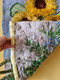 Delcampe - Gobelin Tapestry "Sunflowers" - 100% Wollen - Handmade - Teppiche & Wandteppiche