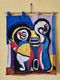 Gobelin Tapestry "Picasso" - 100% Wollen - Handmade - Teppiche & Wandteppiche