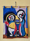 Gobelin Tapestry "Picasso" - 100% Wollen - Handmade - Tapijten