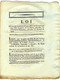 1792  REVOLUTION NATION GUERRE ET PAIX TROUPES DE LIGNE ENGAGEES POUR LA LIBERTE "CITOYEN ACTIF" B.E.V.SCANS - Gesetze & Erlasse