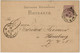 ALLEMAGNE / DEUTSCHLAND - 1881 Einkreisstempel "FLENSBURG-BAHNHOF" Auf 5p GS Postkarte - Lettres & Documents