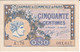 BILLETE DE FRANCIA DE CHAMBRE DE COMMERCE DE PARIS 50 CENTIMES DEL AÑO 1922 SIN CIRCULAR (UNC) - Chambre De Commerce