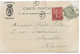 2073PR/ PC Port-Said French Stamp Canc. Ligne N Paq.FR.N°3 1907 > Belgium - Other & Unclassified