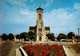 LES LUCS-SUR-BOULOGNE   ( VENDEE )   LA PLACE MERCIER DE GRAMMONT , L '  EGLISE ET LE CALVAIRE - Les Lucs Sur Boulogne