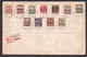 HUNGARY, BARANYA - Envelope With Glued And Cancelled Provisional Stamps Of Baranya / 2 Scans - Autres & Non Classés