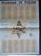 Belgie 6 Kalenders Van Het Weekblad DE POLDER 1955 1956 1957 1958 1959 1960 30,5 X 42 Cm Dubbel Gevouwen Goede Staat - Big : 1941-60