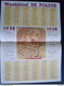 Belgie 6 Kalenders Van Het Weekblad DE POLDER 1955 1956 1957 1958 1959 1960 30,5 X 42 Cm Dubbel Gevouwen Goede Staat - Big : 1941-60