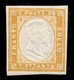 Antichi Stati Italiani - Sardegna - 1862 - Tripla Effigie - 80 Cent (17Da) - Gomma Originale - Cert. AG - Other & Unclassified