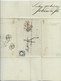 PORTUGAL 25 REIS LETTRE COVER LISBOA 1857 TO FRANCE TAXE 15 MANUSCRITE - Covers & Documents