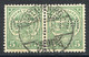LUXEMBOURG - N° 92 Perforé WL Avec Perforation Renversée Et Inversée Sur La Paire Ø Oblitéré Used Ø - Perfins Lochung - 1907-24 Ecusson