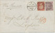 GB 1868, QV 6d Pl.6 (JK, Faults) Together With LE 1d Pl.73 (AC, VARIETY: Red Dot Above Left Letter C, R!)  On VF Cover - Covers & Documents