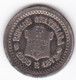 Guatemala, 1/2 Real 1872 P, En Argent, KM# 147, Rare - Guatemala