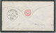 GB „53 / BATH“ Duplex Postmark On Superb Rare QV 1d Pink Stamped To Order Postal Stationery Envelope (size B, Dated 20 1 - Briefe U. Dokumente