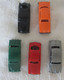 5 Voitures Miniatures En Plastique - Publicité Cadum Pax (4) Sunbeam-Rapier GB-Alfa-Roméo Julietta - Fiat 1200 N - Reclame - Alle Merken