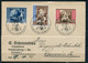 Deutsches Reich 1942 Firmenkarte Mit Satzfrankatur Mi.Nr.823/25 Und SST"Wien-24.10.42 "1 Beleg Used - Cartas & Documentos