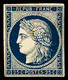 * N°4a 25c Bleu Foncé, Neuf Avec Gomme D'origine, TB. Cert. Calves - 1849-1850 Cérès