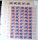 ** SERVICE 1958 à 2001 Collection Complète Des Feuilles Entières Du N°16 Au 125, SUP (1 Album De Feuilles) - Full Sheets