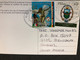 Postcar Agua Fría In Chalatenango 2012 ( MEXICO 1970 And Germany 2006 Stamps ) - El Salvador