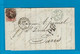 België Omslag Met Inhoud Vanuit Bruxelles Naar Paris (Frankrijk) 7/02/1860 UNG - 1849-1865 Medallones (Otros)