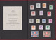 1947. HONGKONG. GEORG VI. Selection With 16 Stamps Mounted In A Rare Postmaster Gift Book F... (Michel  160+) - JF521427 - Ungebraucht