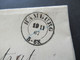 Altdeutschland Hamburg 1867 Gedruckter Brief Und Papiersiegel Die Polizei Behörde 2x Verschiedene Stempel K2 Hamburg - Hamburg