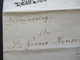 AD Preussen Feldpost 1853 Handschriftlich Militärbrief Nebenstempel Ra2 3 DR 53 U. Ra2 Treptow A/R Und Bahnpost Bromberg - Storia Postale