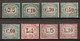 (Fb).San Marino.1897.Serie Di 8 Valori (60-22) - Timbres-taxe