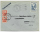 FRANCE N°762 LETTRE COVER NEW YORK 1947 POUR FRANCE TAXE 10FRX2 + VERSO OPERATION HIGHJUM ANTARCTIC EXPEDITION - ...-1955 Préphilatélie