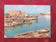 Greece 1983 Unused Postcard - Heraclion Candia Old Harbour Port Boats - Briefe U. Dokumente