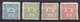 British Post Office In Crete Candia Province Heraklion 1898 Mi. 2-5 Complete Set MNH**/MH* (2 Scans) - Crète