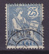 French Post Office In Crete 1902/03 Mi. 16 Type Mouchon W. Inscription 'Crete' Overprinted '1 PIASTRE 1' (2 Scans) - Crete