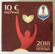 ITALIA - FIFA WORLD CUP RUSSIA - Moneta €10 D’arg. 925/1000 - Gr.22 Diam. Mm.34 - Anno 2018. - Jahressets & Polierte Platten