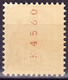 Schweiz Suisse 1948: San Salvatore Rollenmarke Zu 287RM.01 Mi 502R MIT NUMMER K4560 ** Postfrisch MNH (Zu CHF 45.00) - Coil Stamps