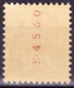 Schweiz Suisse 1948: San Salvatore Rollenmarke Zu 287RM.01 Mi 502R MIT NUMMER K4560 ** Postfrisch MNH (Zu CHF 45.00) - Franqueo