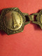 Bracelet Métallique Argentée Ancien De 20 Cm/ Monuments De Paris / Art Déco/ Filigrane Déposé/Vers 1920    BIJ123 - Colliers/Chaînes