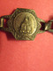Bracelet Métallique Argentée Ancien De 20 Cm/ Monuments De Paris / Art Déco/ Filigrane Déposé/Vers 1920    BIJ123 - Halsketten