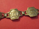 Delcampe - Bracelet Métallique Argentée Ancien De 20 Cm/ Monuments De Paris / Art Déco/ Filigrane Déposé/Vers 1920    BIJ123 - Collares/Cadenas