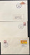 MACAU-CANADA 1987 CAPEX"87 COMMEMORATIVE CANCELATION ON 3 COVERS - Storia Postale