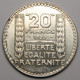 20 Francs Turin, 1929, Argent - III° République - 20 Francs