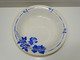 Delcampe - *ANCIEN PLAT ROND CREUX CERAMIQUE ST AMAND GILBERT ART DECO FLEURS BLEUES    E - Saint Amand (FRA)