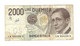 *italy 2000 Lire 1990   115 - 2000 Liras