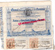 ACTION CINQ CENTS FRANCS CANAL INTEROCEANIQUE PANAMA- 1886- TIMBRE FISCAL 1885- - Navy