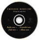 CDM  Freddie Mercury  " Living On My Own "  Europe - Hard Rock En Metal