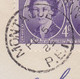 Canada BELLES SHOPPE, MONTAGUE Prince Edward Island 1952 (Inverted Year In Cancel) Cover Lettre Mi. 270 Timbre - Variétés Et Curiosités