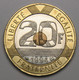 RARE, D'un COFFRET BU ! 20 Francs Mont Saint-Michel, 1994, Différent Abeille, Bronze-aluminium Nickel - V° République - 20 Francs