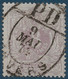 Belgique Lion Couché N°29a 8 Centimes Lilas (COB) Oblitéré 1874 Dateur Des IMPRIMES D'anvers Frappe Superbe ! - 1869-1888 Lion Couché