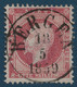 Norvege Oscar I 1856 N°5 8 Skilling Rouge Oblitéré Dateur De BERGEN TTB - Usados