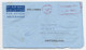 HONG KONG LETTRE AIR MAIL LETTER AEROGRAMME AVION MEC ROUGE RED KOWLOON 17 JAN 1980 POSTAGE PAID REPIQUAGE SHALIMAR - Entiers Postaux