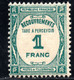 914.FRANCE,1927-1931 TAX  1 FR. # 60  VERY FINE AND VERY FRESH - Other & Unclassified
