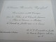 Invitation/ La Vicomtesse Bernard De ROQUEFEUILLE/Salons De La Chambre Littéraire/MORLAIX /1967           INV24 - Otros & Sin Clasificación
